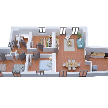 Cocon Carcassonnais - Free Parking - Wifi - Climatisation - Equipee شقة *